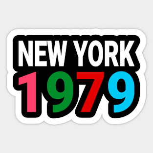 New York 1979 Sticker